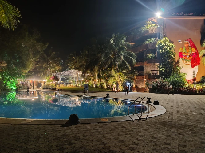 Hotel View At Night